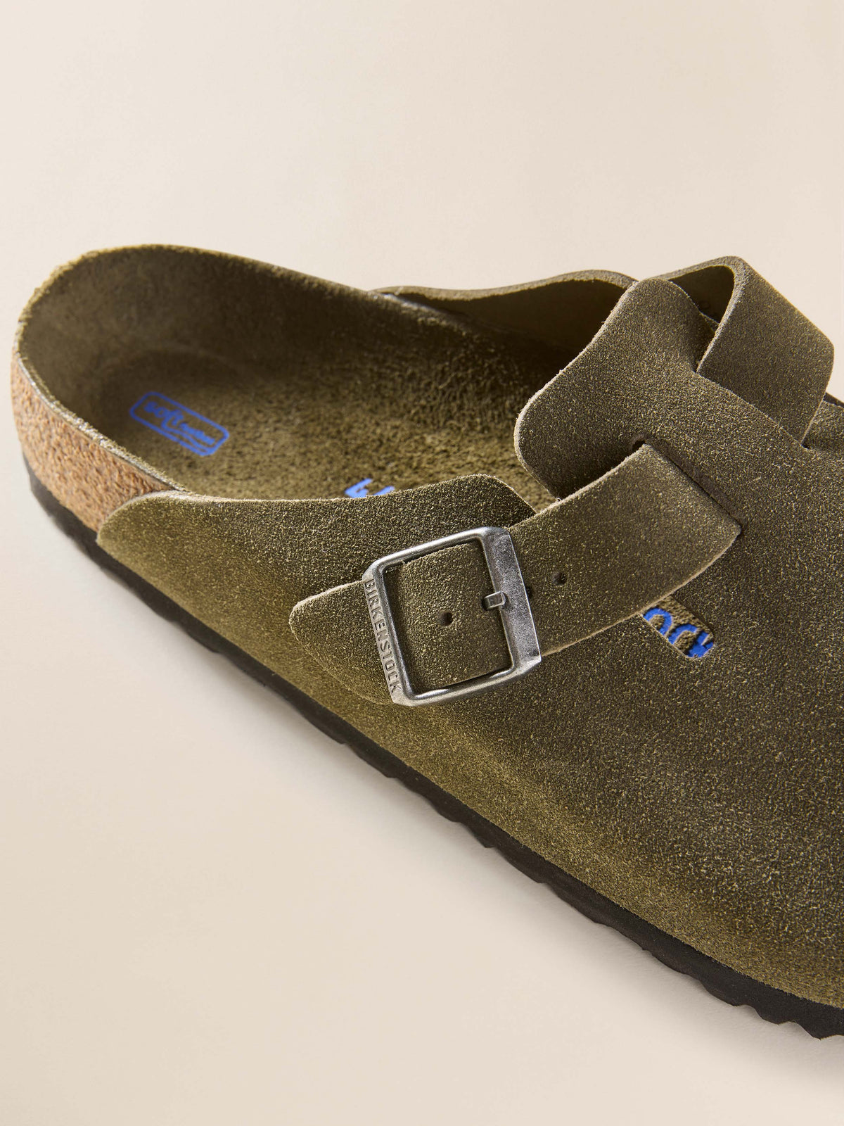 Birkenstock Men'S Boston Clog Soft Footbed - Thyme