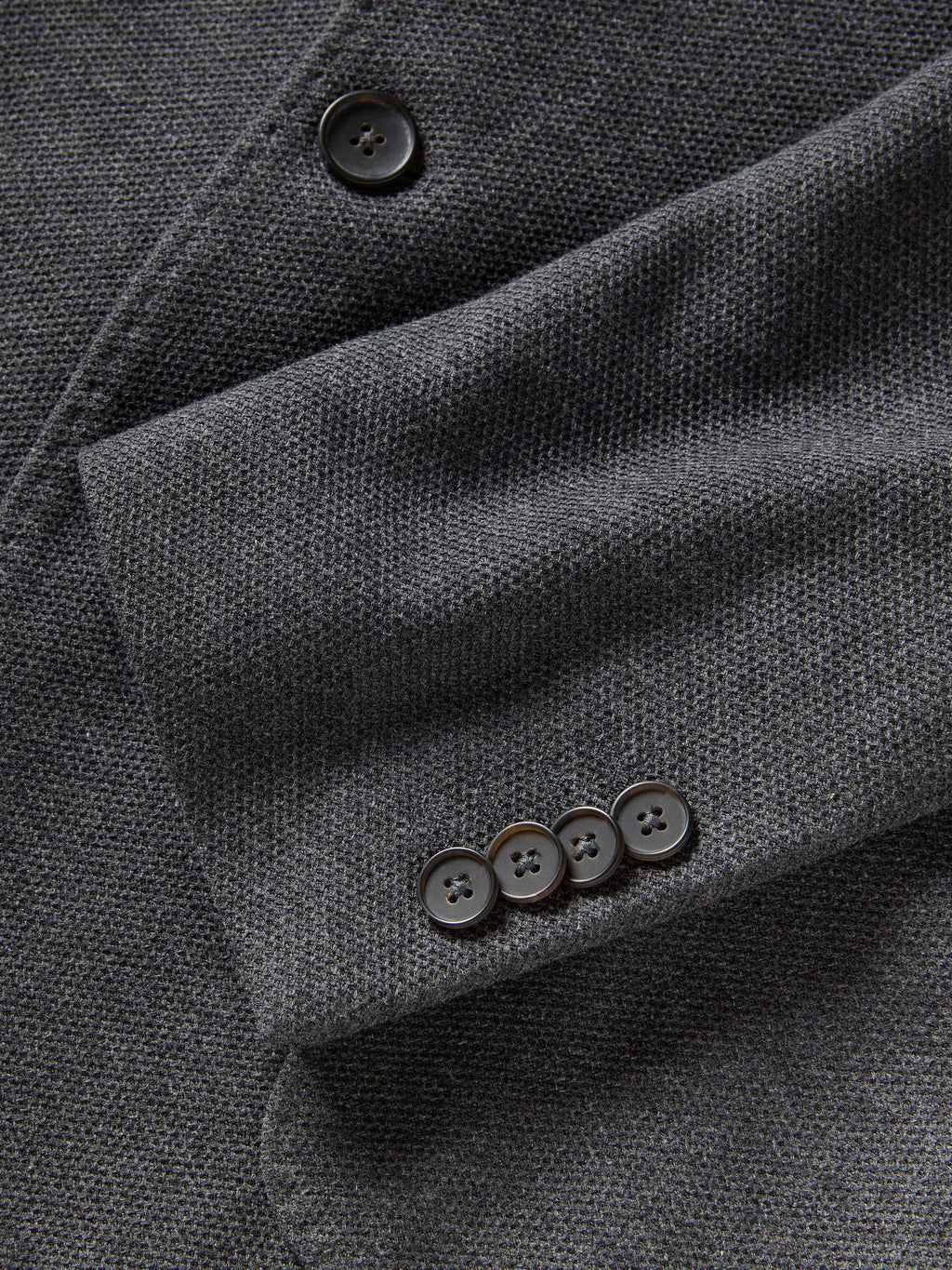 Knit Blazer - Charcoal Cliff