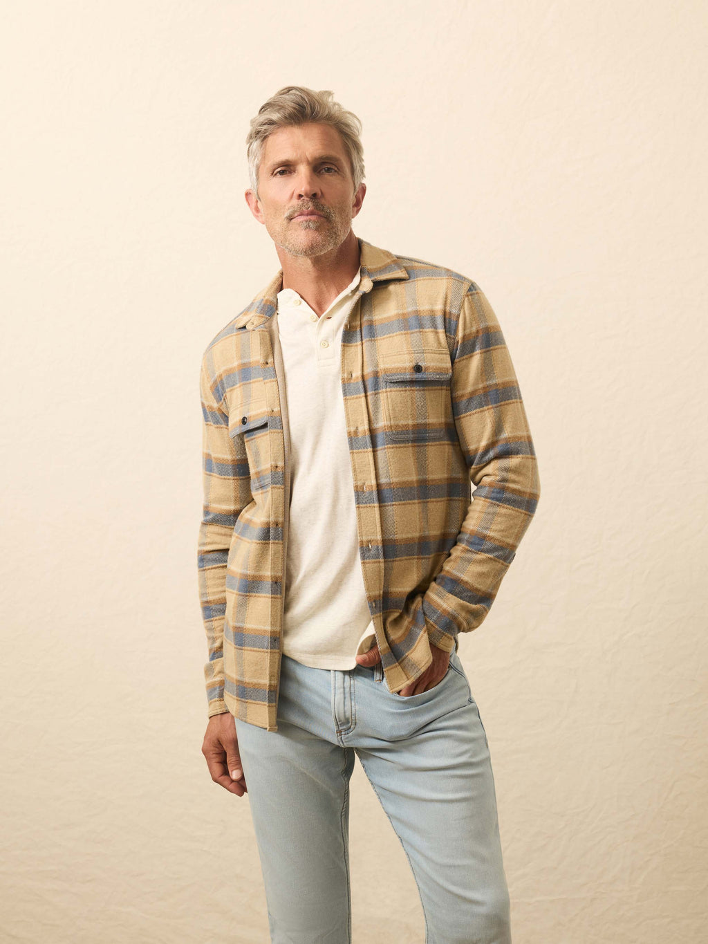 Legend Sweater Shirt - Windswept Shores Plaid