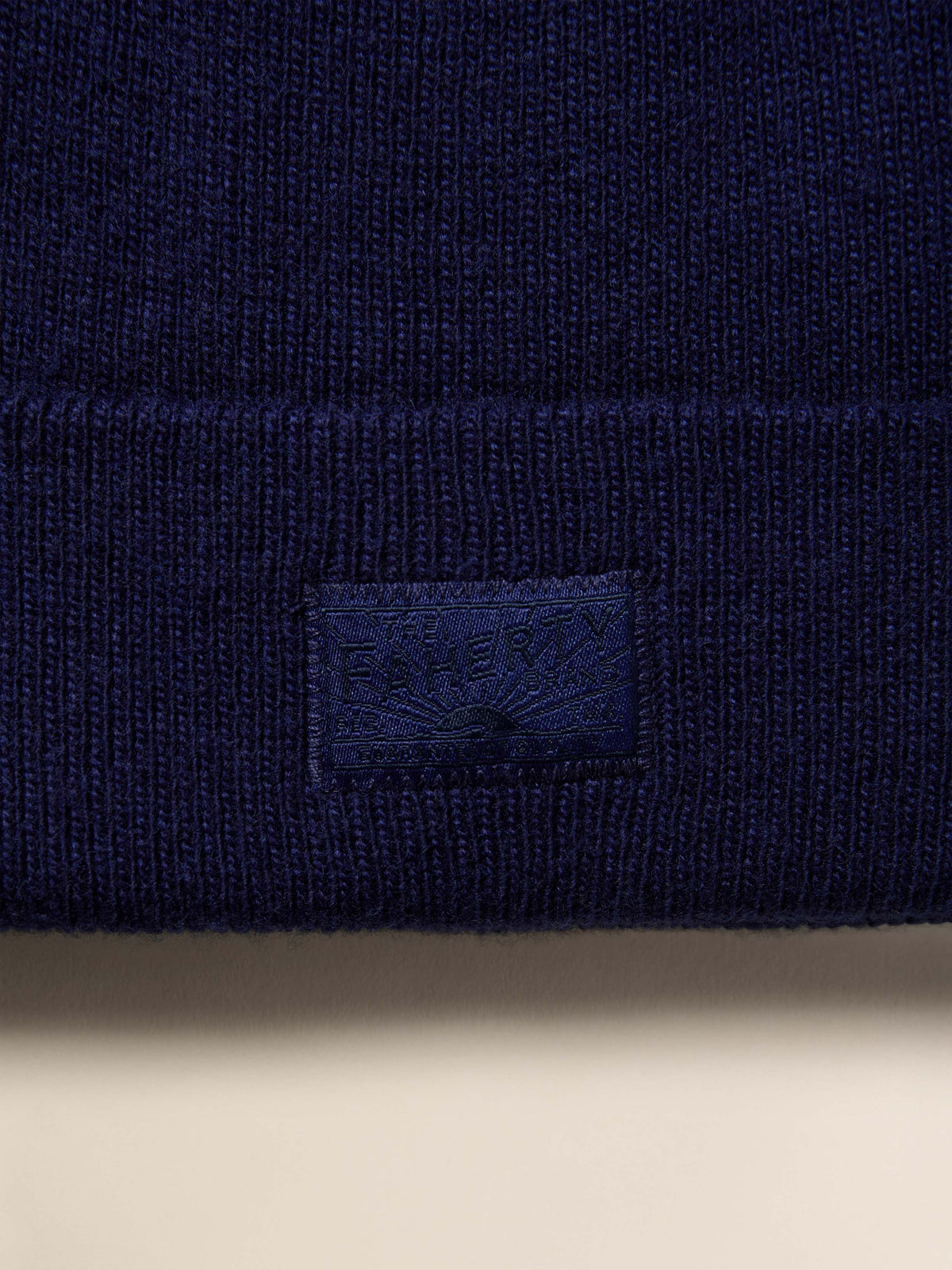 Faherty Essential Beanie - Navy