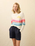 Sunwashed Organic Crewneck - Sun Spritz Soleil