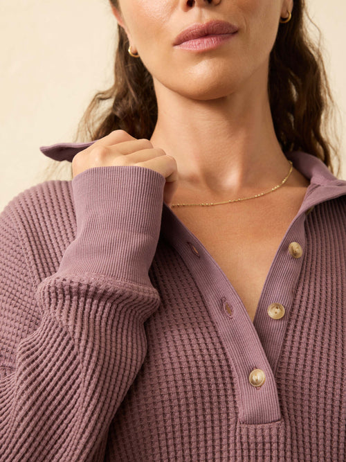 Apres Waffle Henley - Flint