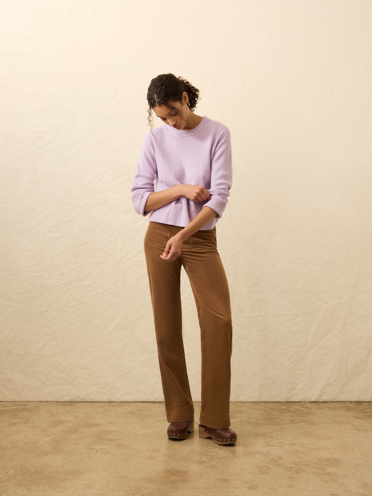 Jackson Crewneck Sweater - Ice Lilac Heather