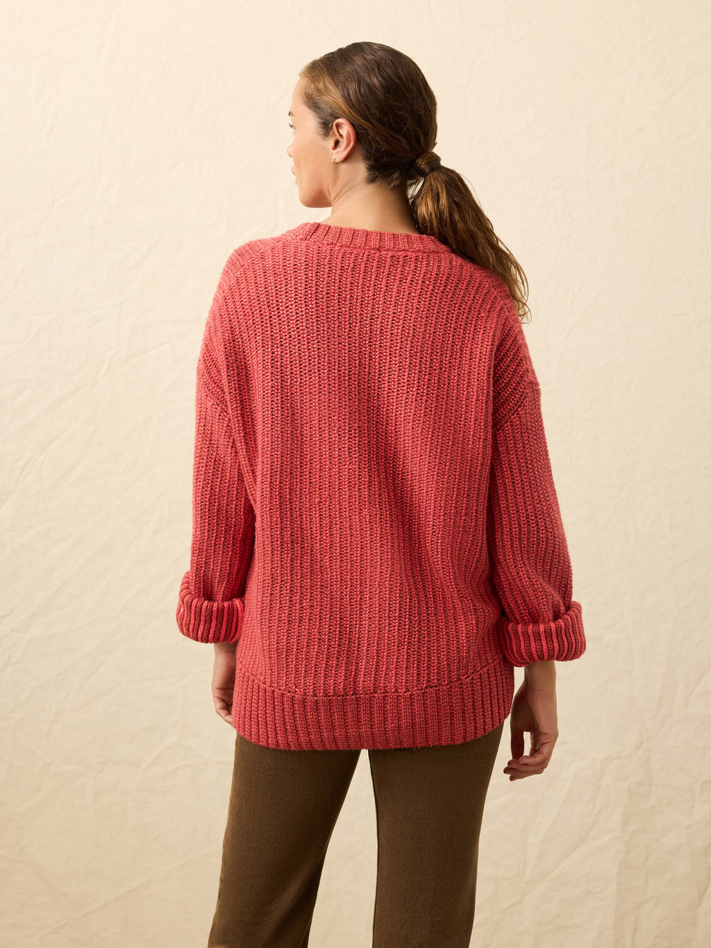 Heirloom Cotton  Relaxed Crew - Dubarry Stripe