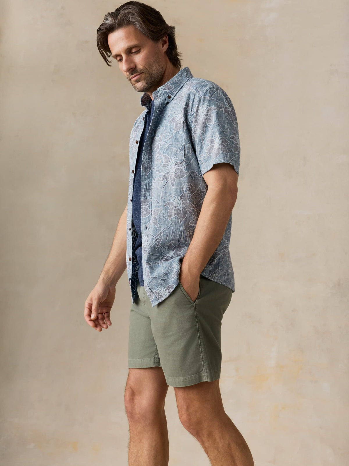 Essential Drawstring Short - Desert Olive