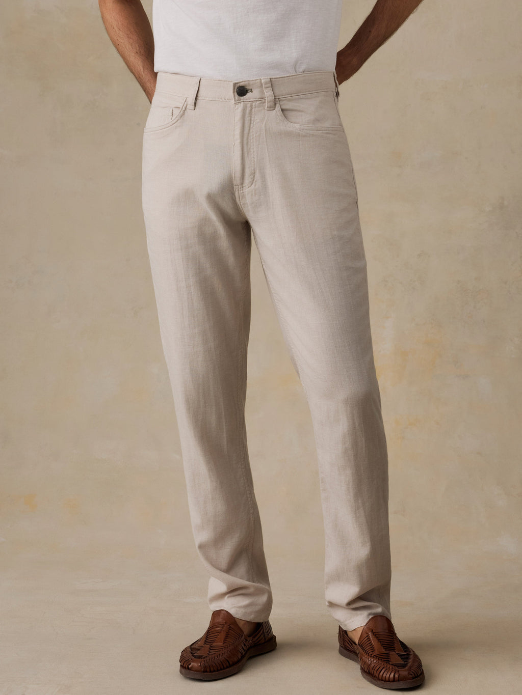 Movement™ Linen 5-Pocket Pant - Dorset Sand