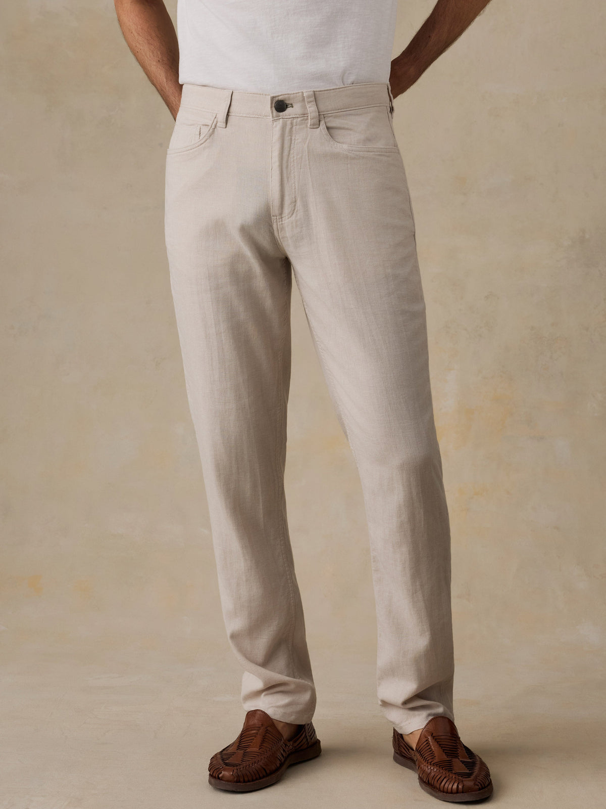 Movement™ Linen 5-Pocket Pant - Dorset Sand