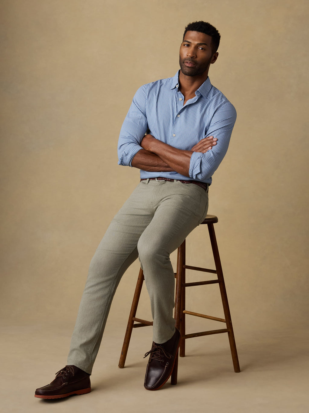 Movement™ Linen 5-Pocket Pant - Sage Cliff