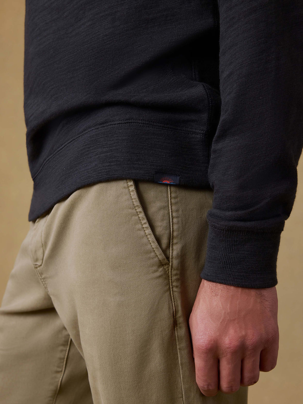 Sunwashed Organic Hoodie - Ridge Black