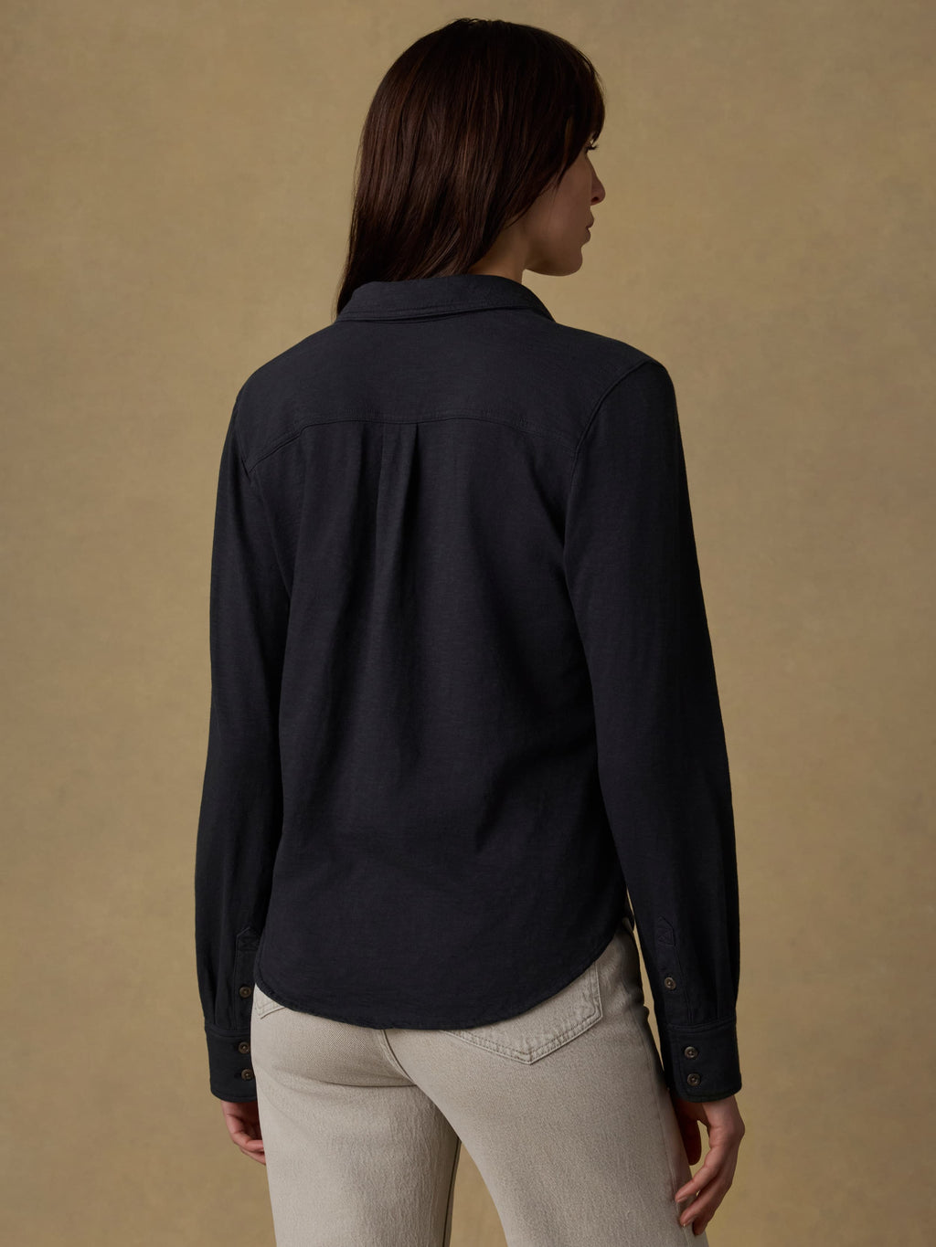 Sunwashed Knit Shirt - Washed Black