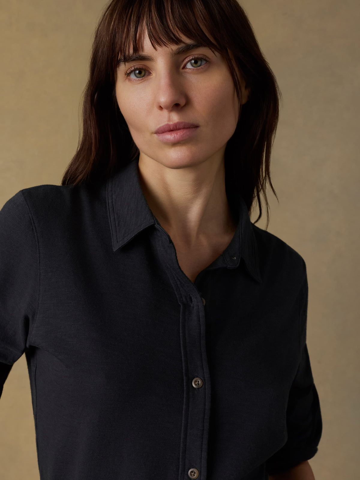 Sunwashed Knit Shirt - Washed Black