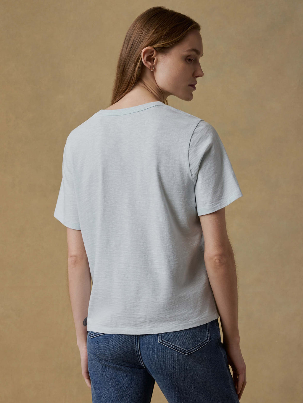 Sunwashed Regenerative Tee - Sky