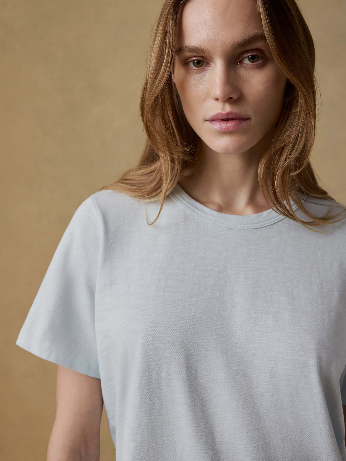 Sunwashed Regenerative Tee - Sky