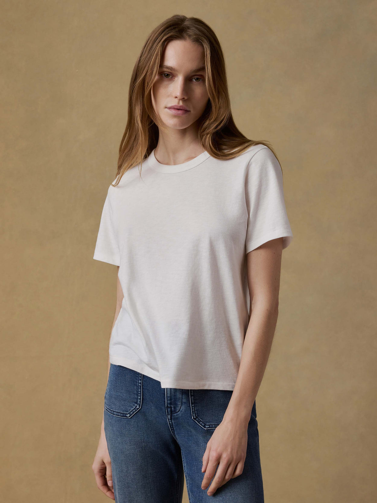 Sunwashed Regenerative Tee - White