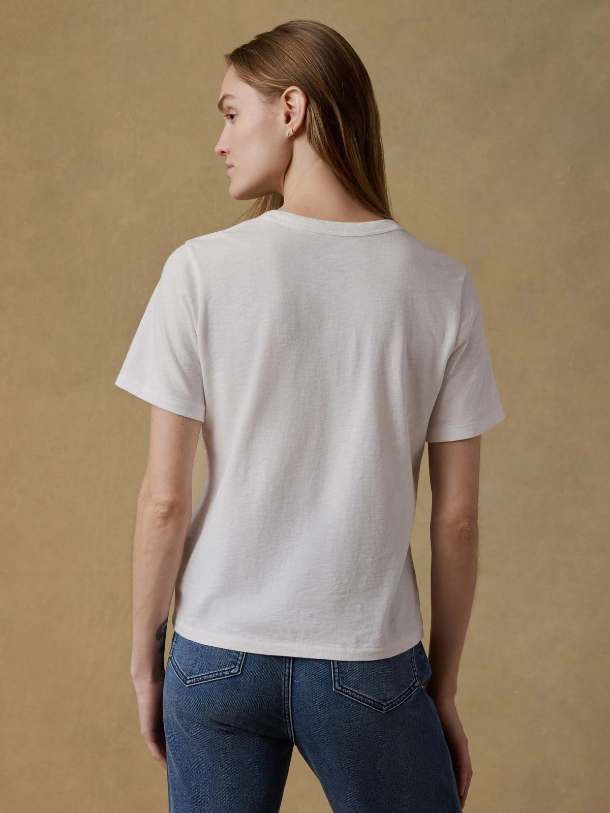 Sunwashed Regenerative Tee - White