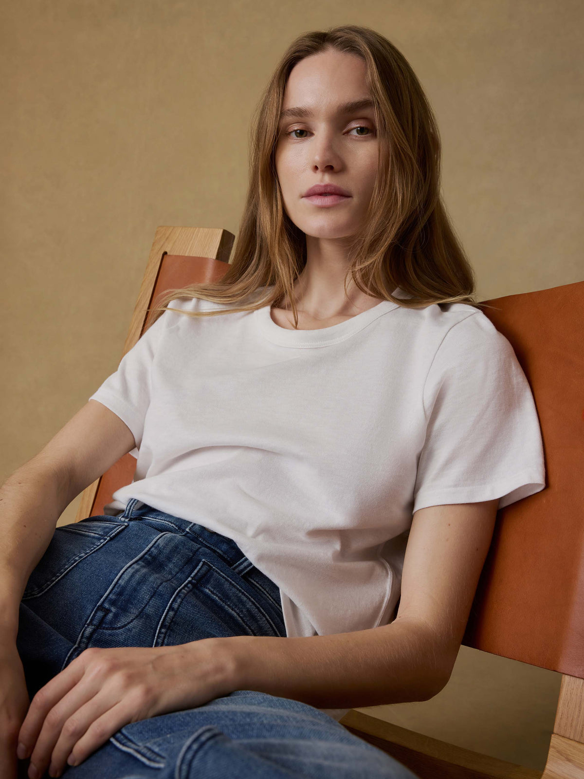 Sunwashed Regenerative Tee - White
