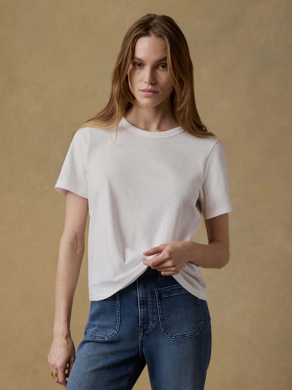 Sunwashed Regenerative Tee - White