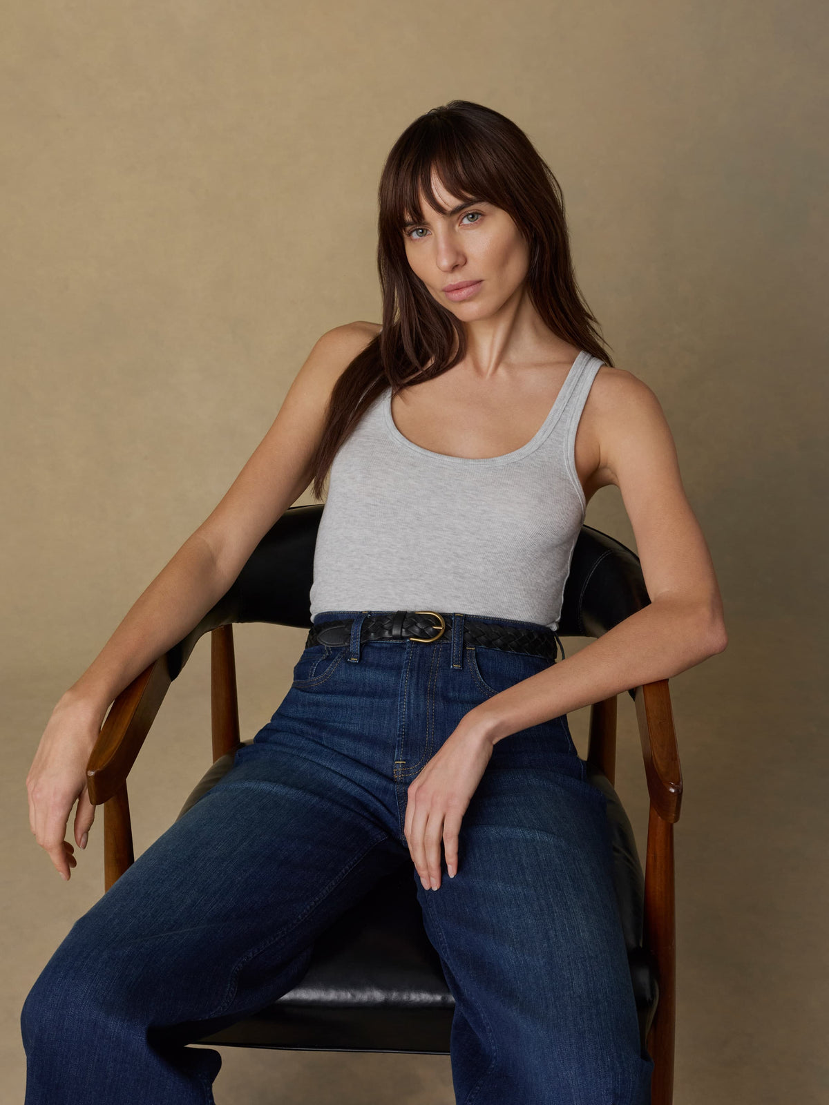 Featherweight Freestyle Tank - Light Grey Heather