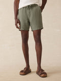 Essential Linen Short (6.5") - Spruce