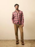 Long-Sleeve Breeze Shirt - Charcoal Red Buffalo