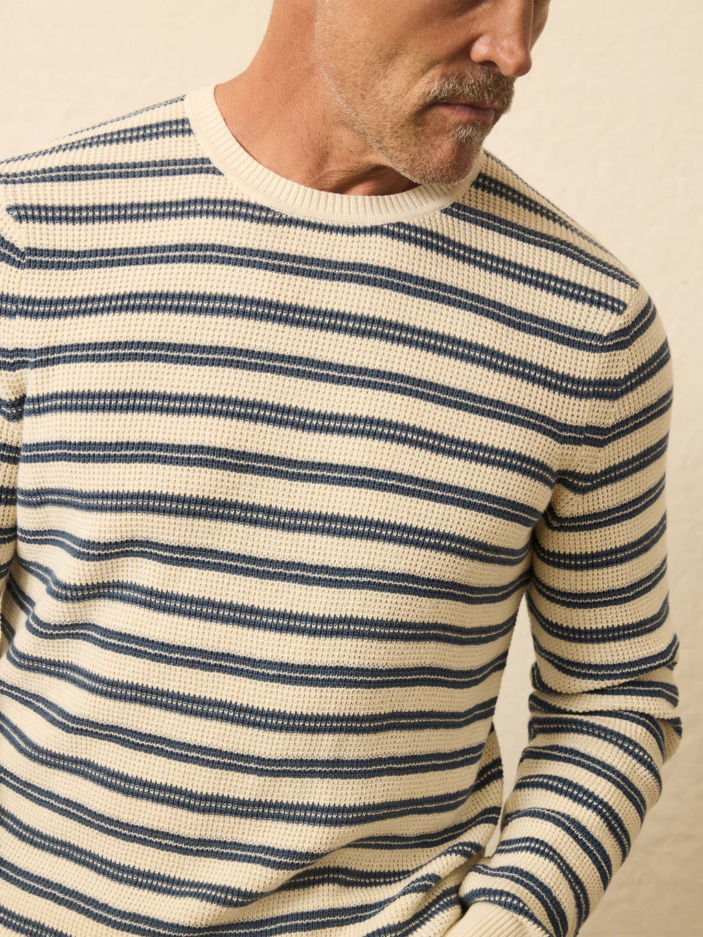 Sunwashed Crewneck Sweater - Booth Island Stripe
