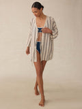 Rip Tide Cover Up - Sandy Mixed Stripe